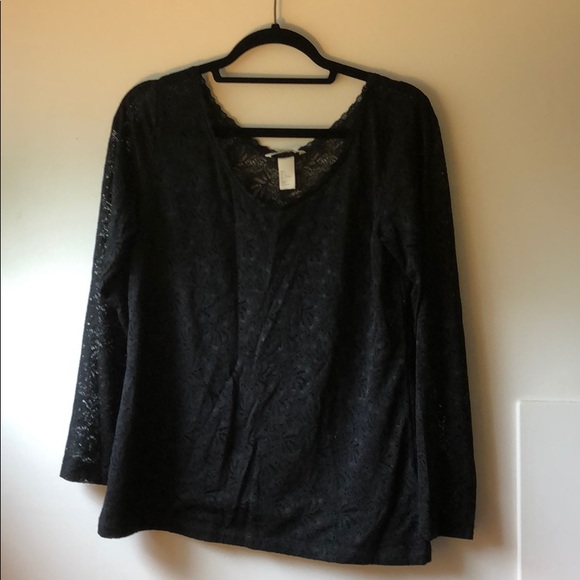 H&M Womens Lace Top. NWT. Size L - Picture 3 of 3